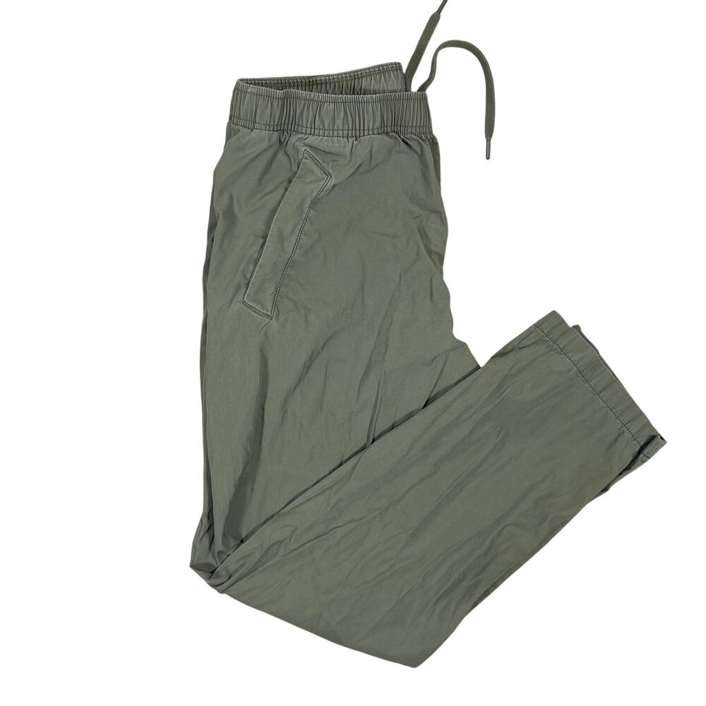 Gap Mens Pull On Pants Medium Green Elastic Waist Lightweight Casual